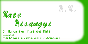 mate misangyi business card